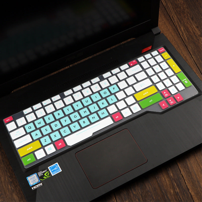 Protector de teclado protegiendo de líquidos